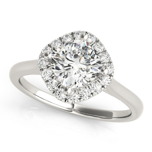 Jalayah Natural Halo Diamond Ring