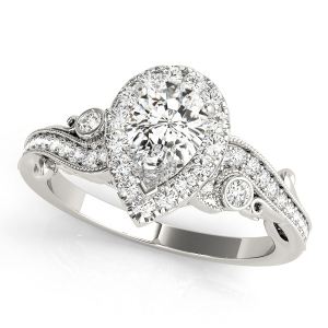 Luella Natural Halo Diamond Ring