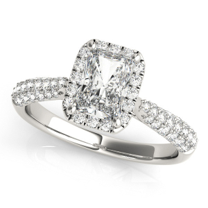 Juana Natural Halo Engagement Diamond Ring