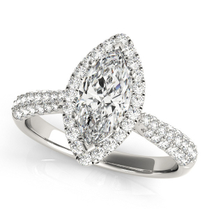 Kamari Natural Halo Diamond Ring