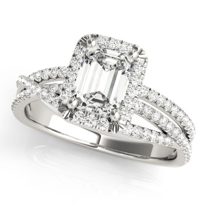Joselyn Natural Halo Engagement Diamond Ring