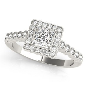 Khari Natural Halo Diamond Ring