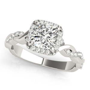 Keelay Natural Halo Diamond Ring