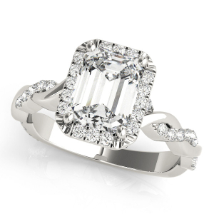 Kiyomi Natural Halo Diamond Ring