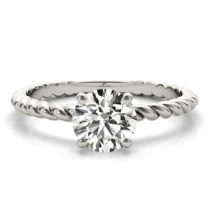 Mallory Lab-Created Diamond 4 Prong Classic Solitaire Engagement Ring