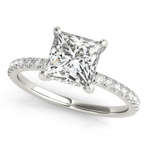 Kelsey Natural Halo Engagement Diamond Ring
