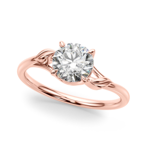 Michaela Lab-Created Diamond Rose Gold 4 Prong Classic Solitaire Engagement Ring