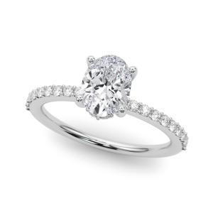 Lillie Natural Halo Diamond Ring