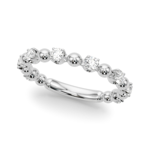 Felomina Lab-Created Round cut Prong Set Everyday Diamond Ring