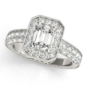 Jenny Natural Halo Diamond Ring