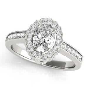 Kailany Natural Halo Engagement Diamond Ring