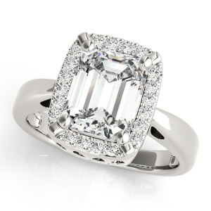 Julietta Natural Halo Diamond Ring