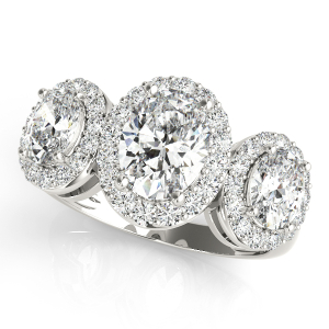 Kaleah Natural Halo Diamond Ring