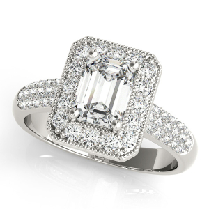 Lorena Natural Halo Diamond Ring