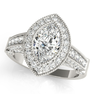 Jolie Natural Halo Diamond Ring