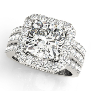 Janie Natural Halo Diamond Ring