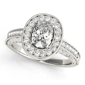 Karen Natural Halo Engagement Diamond Ring
