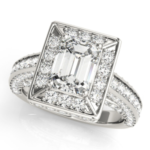 Janae Natural Halo Diamond Ring