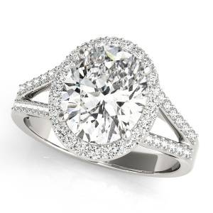 Lyanna Natural Halo Diamond Ring