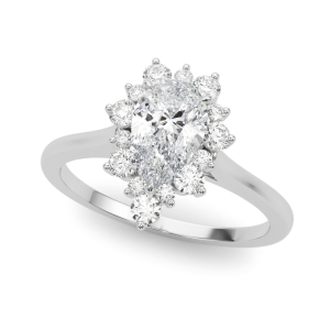 Luisa Natural Halo Diamond Ring