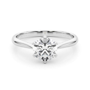Marlena Lab-Created Diamond 6 Prong Classic Solitaire Engagement Ring