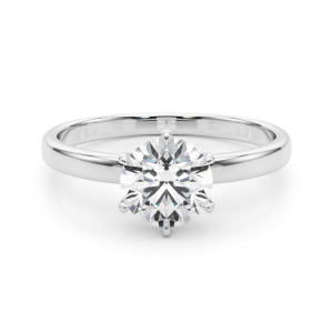 Marnie Lab-Created Diamond 6 Prong Classic Solitaire Engagement Ring
