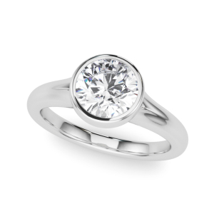 Amelia Natural Round cut  Diamond Solitaire Ring