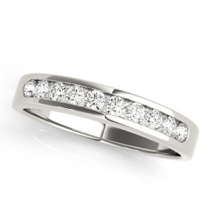 Emmett 0.25 Carat Lab-Created Round cut Channel-Set Eternity Diamond Ring