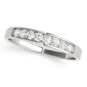 Roslynn 0.25 Carat Lab-Created Round cut Channel-Set Eternity Diamond Ring