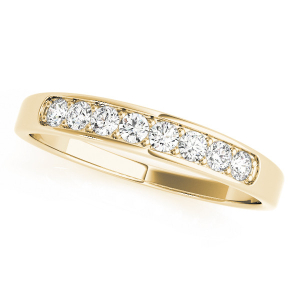 Roslynn Lab-Created Yellow Gold Channel-Set Eternity Diamond Ring