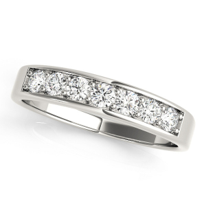 Sofi 0.37 Carat Lab-Created Round cut Channel-Set Eternity Diamond Ring