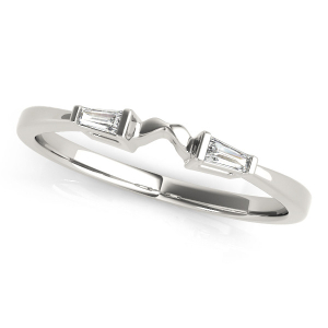 lilya Lab-Created Bar-Set Two Stone Diamond Ring