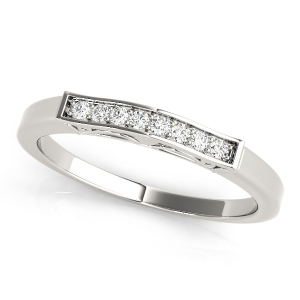 Lianny 0.06 Carat Lab-Created Round cut Channel-Set Eternity Diamond Ring