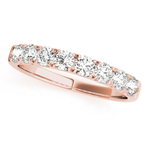 Corinne Lab-Created Rose Gold Prong Womens Diamond Ring