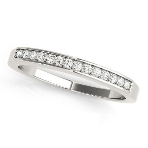 Rileigh 0.12 Carat Lab-Created Round cut Channel-Set Eternity Diamond Ring