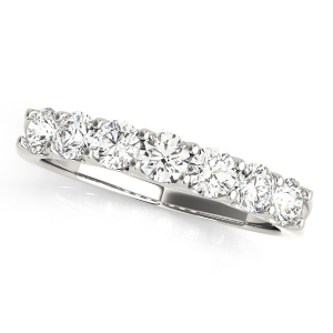 Adara 0.14 - 1.75 Carat Lab-Created Round cut Prong 7 Stone Diamond Ring