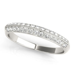Koraline Lab-Created Round cut Pave-Set  Diamond Ring