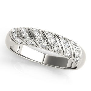 Anslee Lab-Created Round cut Pave-Set  Diamond Ring