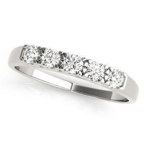 Avayah 0.10 - 1.00 Carat Lab-Created Round cut Prong 5 Stone Diamond Ring