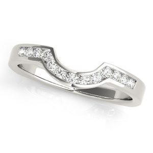 Shaelynn 0.20 Carat Lab-Created Round cut Channel-Set  Diamond Ring