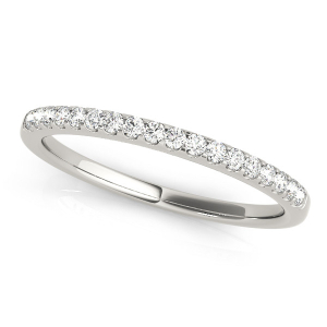 Austyn 0.18 - 1.04 Carat Lab-Created Round cut French Pave Half Eternity Diamond Ring