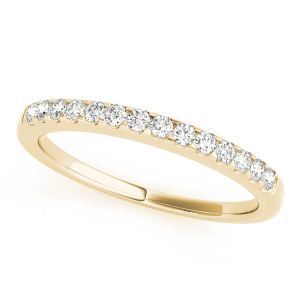Ameya Natural Yellow Gold Prong Three Quarter Eternity Diamond Ring