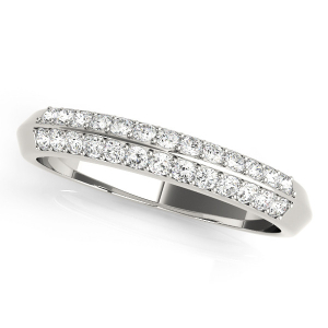 Kiannah Lab-Created Round cut Pave-Set  Diamond Ring