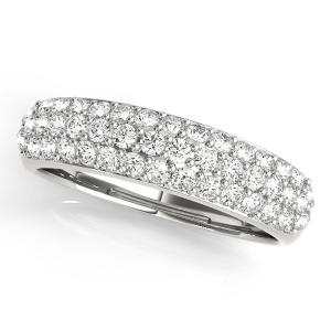 Gurnaaz Lab-Created Round cut Pave-Set  Diamond Ring
