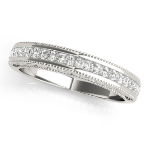Adelita Lab-Created Channel-Set  Diamond Ring