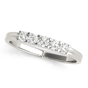 Anika 0.20 - 1.65 Carat Lab-Created Round cut 4 Prong  5 Stone Diamond Ring
