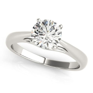 Nequoyah Natural 4 Prong Solitaire Diamond Ring