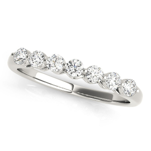 Scarlette 0.35 - 2.10 Carat Lab-Created Round cut Prong 7 Stone Diamond Ring