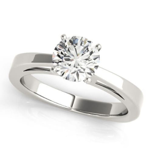 Niawbrawaka Natural 4 Prong Solitaire Diamond Ring