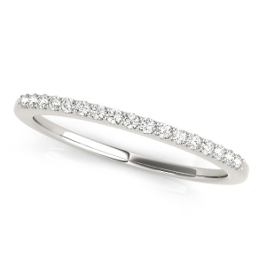 Addy 0.10 Carat Lab-Created Round cut Prong Three Quarter Eternity Diamond Ring